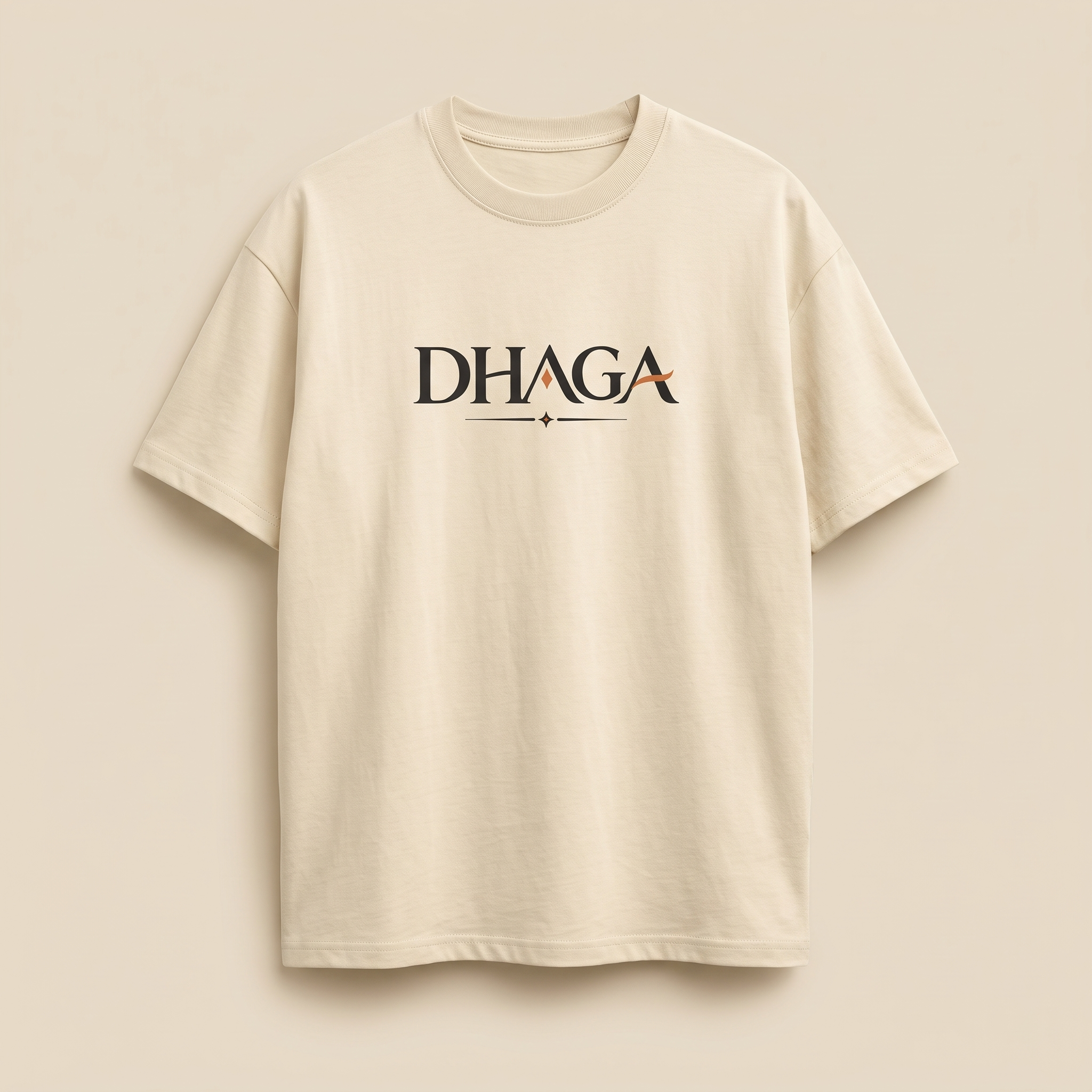 DHAGA contemporary graphic T-shirt artwork