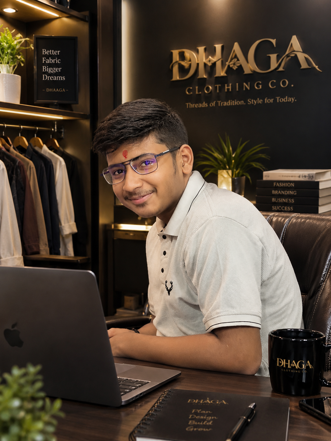 Yash Goyal, Founder and CEO of DHAGA