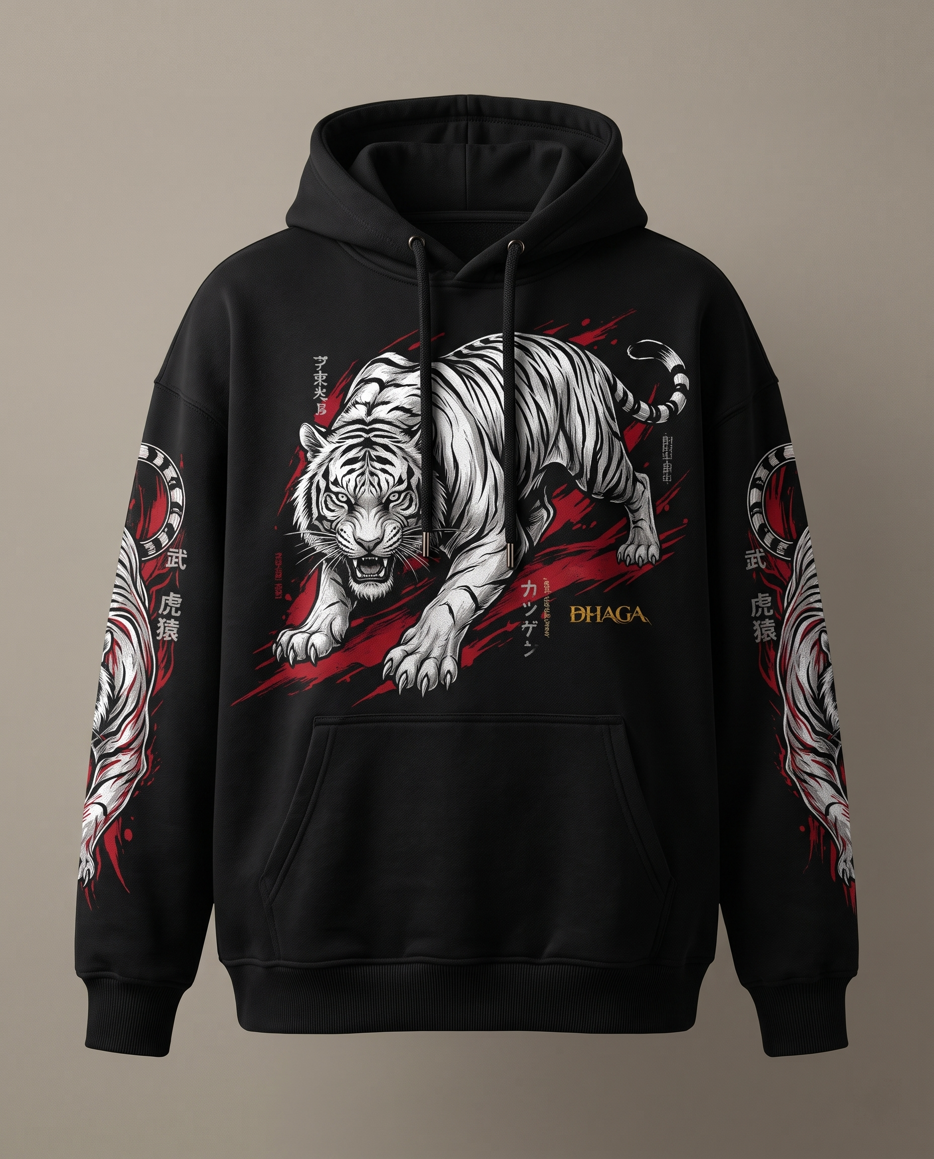 DHAGA graphic hoodie design