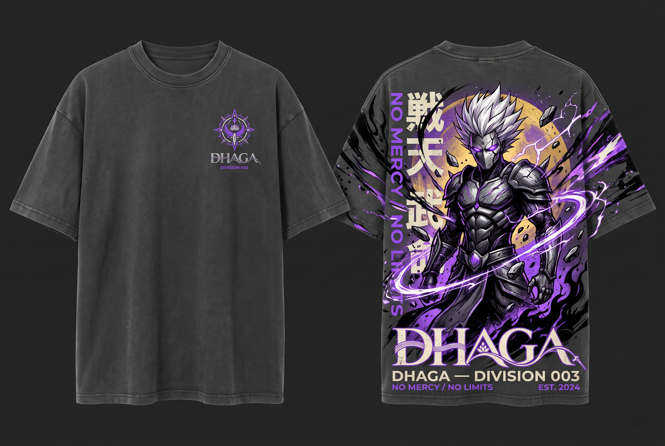 DHAGA graphic T-shirt design